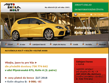 Tablet Screenshot of holy-autoskola.cz